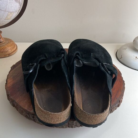 BIRKENSTOCK 11.5 Boston Soft Footbed Suede Leather Sandal EU 45 - Picture 6 of 14